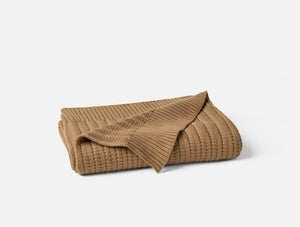 Coyuchi Doe Casa Loma Organic Knit Throw