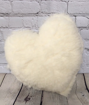 Holy Lamb Organics Happy Lamb Heart Pillow