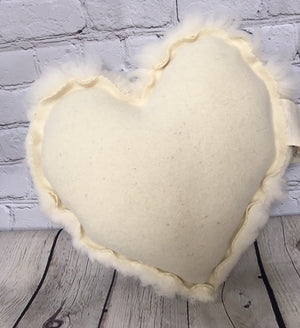 Holy Lamb Organics Happy Lamb Heart Pillow